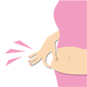 アラサー女子の下腹